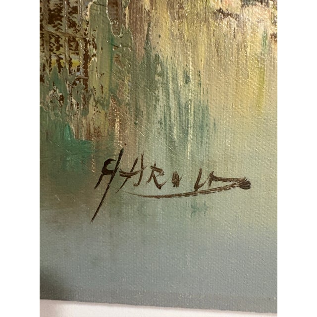 Street Art 1970s Europian Street Scene Painting For Sale - Image 3 of 7