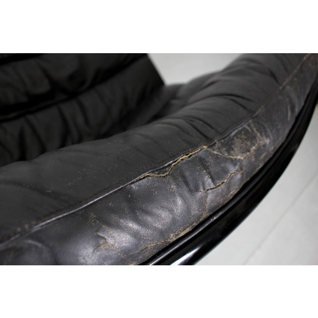 Black Vintage Dutch F978 Swivel Chairs by Geoffrey Harcourt for Artifort, 1970s, Set of 2 For Sale - Image 8 of 13