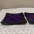 Add a colorful touch to your space with this set of two fused glass checkered trinket dishes. These small decorative...