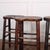 Good matched set of 19th C English saddle seat bar stools. 1890 Dimensions:W: 40cm (15.7")H: 77cm (30.3")D: 40cm (15.7")...