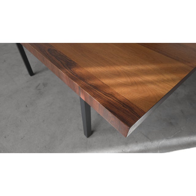 Mid Century Walnut Dining Table by Milo Baughman For Sale In Las Vegas - Image 6 of 10