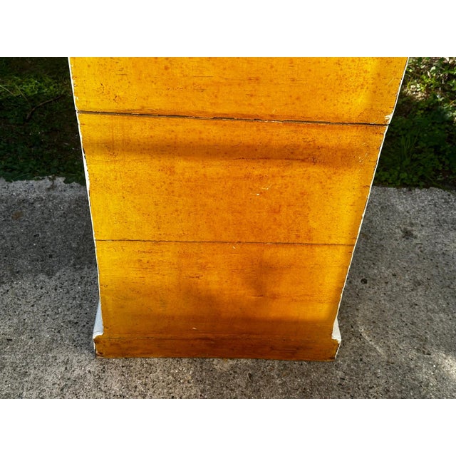 Small Antique Workshop Cabinet with 8 Drawers in Painted Wood, 1950s For Sale - Image 6 of 18