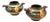 Swedish Ceramic Vases by Harald Östergren for Upsala Ekeby, Sweden, 1940s, Set of 2 For Sale