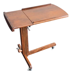 1970s Scandinavian Modern Danish Modern Rosewood Rolling Tray Table Adjustable MCM Laptop Side Table