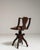 19th Century France Brown Wood Lounge Chair For Sale - Image 4 of 10