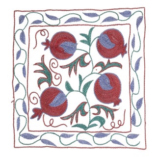 17"x19" Embroidered All Cotton Cushion Cover. Handmade Pillowcase. Modern Sham For Sale