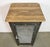Mid-Century Modern Industrial Iron Cabinet with Mesh Door, 1960s For Sale - Image 3 of 15
