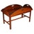 Antique English Captains Coffee Table in Yew Tree For Sale - Image 9 of 9