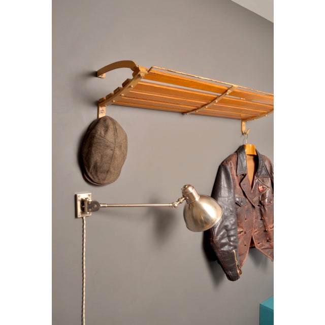 Vintage Train Luggage Rack From Sbb Swiss Railway Chairish