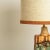 Ceramic Table Lamp with Custom Silk Lampshade by René Houben, 1960s For Sale - Image 3 of 11