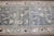 Persian Gray Blue Malayer Long Geometric Runner For Sale - Image 3 of 8