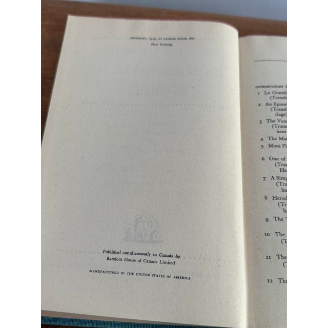 1945 First Edition "Bedside Book of Famous French Stories" For Sale - Image 6 of 11