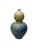 Mid-Century Modern Vintage Shiwan Double-Gourd Porcelain Vase With Crystalline Glaze For Sale - Image 3 of 7