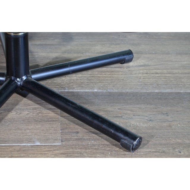 Mid-Century Modern Norwegian Leather Swivel Chair from Skoghaug, 1960s For Sale - Image 3 of 12