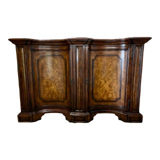 Theodore Alexander Mahogany Italian Provincial Sideboard Cabinet For Sale