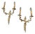 Vintage Bronze Sconces, 1950s, Set of 2 For Sale