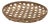 Large Round Bamboo Wooden Tray 22.25"D For Sale