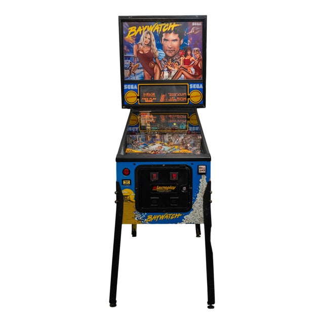 Baywatch Flipper Game, 1990 For Sale