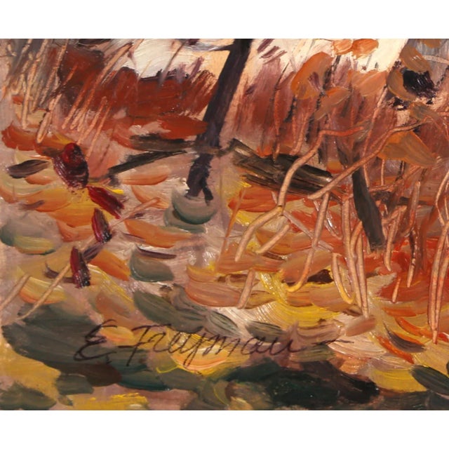 The Cold Water Erik Freyman Size: 11 in. x 13 in. Oil on board, signed in pen This painting depicts a river landscape,...