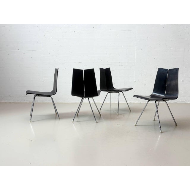 Set of GA Chairs by Horgenglarus Hans Bellmann, 1955, Set of 4 For Sale - Image 17 of 18
