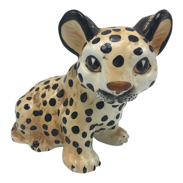 Vintage Ceramic Tiger For Sale