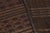 Vintage Tuareg Mat, Rich Brown With Bold Tribal Geometric Patterns - Rug & Kilim For Sale - Image 10 of 10