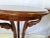 Vintage Round Cherry Hardwood Gooseneck Pedestal Tables- a Pair For Sale - Image 12 of 13