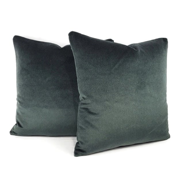 From Holly Hunt is TAKE DIRECTION in the color Turquish pillow cover. This color is quite unique. It is a very dark teal,...