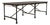 Vintage Salvaged European Solid Wood and Iron Table From Retired Restoration Hardware Collection For Sale