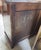 Empire Style Commode with Swan-Neck Handles in Flamed Mahogany and Black Marble, 1920s, in Good conditions. Designed 1920...