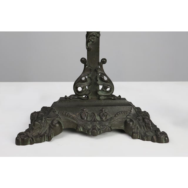 Crucifix and Candlesticks by P.L. Vombach, Germany, Set of 3 For Sale - Image 6 of 14