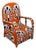 West African Yoruba Royal Beaded Chair For Sale