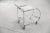 Vintage Art Dèco Tubular Steel Chrome Plated and Glass Bar Cart, 1950s For Sale - Image 4 of 12