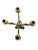 Late 20th Century Bronze Cherub Candelabra Pair on Marble Bases, Empire Style, 21.2"h For Sale - Image 9 of 10