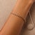 1980s Vintage Ruby Diamond 14k Yellow Gold Tennis Bracelet For Sale - Image 5 of 6