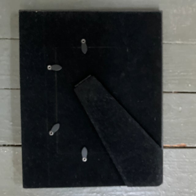 Art Deco 1940’s Art Deco Female Figure With Flying Lips Pencil Drawing Tabletop Frame For Sale - Image 3 of 3