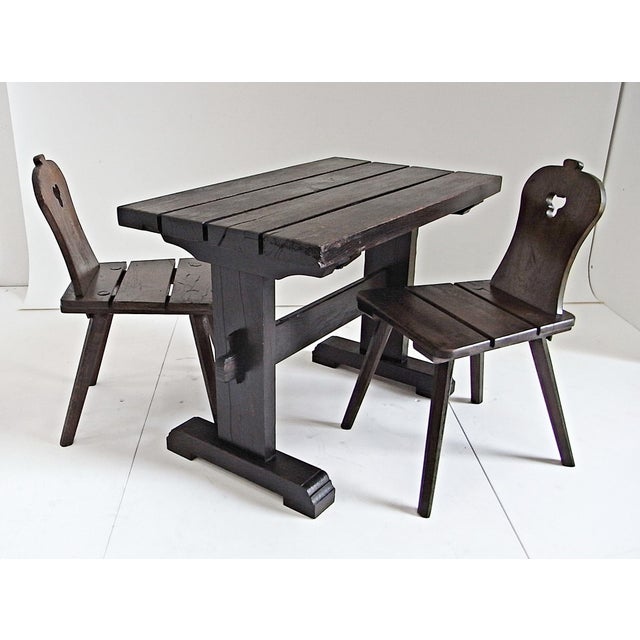 Very solid and extremely robust quality craftsmanship with expert wood joinery This piece has an attribution mark, I am...