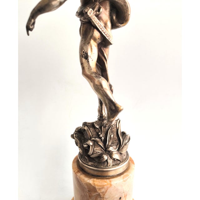 Neoclassical Flying Mercury Lamp, Belle Époque Style, C. 1920–1940 For Sale - Image 16 of 18