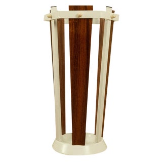 Umbrella Stand in Teak & Metal, 1960s For Sale