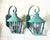 Vintage Solid Copper & Brass Outdoor Lantern Sconces / 18”h X 11”w X 12”d For Sale - Image 9 of 18