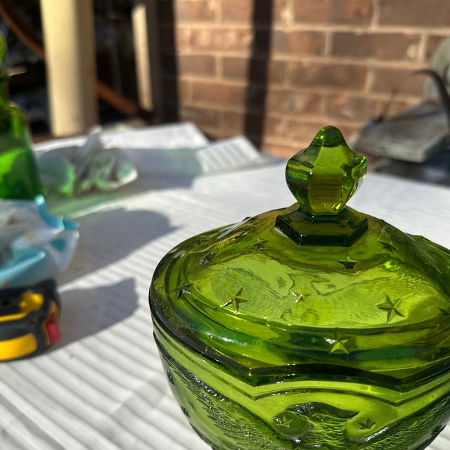 Own a little piece of history with this vintage green glass that came out of an antique store in rural Georgia. It’s been...