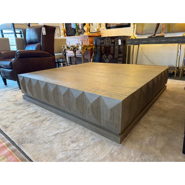 Restoration Hardware Geometric Faceted Coffee Table For Sale In San Francisco - Image 6 of 18