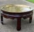 Vintage Round Asian Ming Style Hand Carved Rosewood Low Coffee Table For Sale - Image 11 of 12
