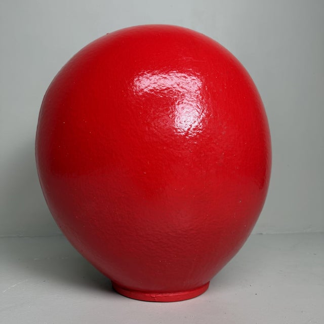 Paint Large Vintage Japanese Daruma, 1980s For Sale - Image 7 of 8