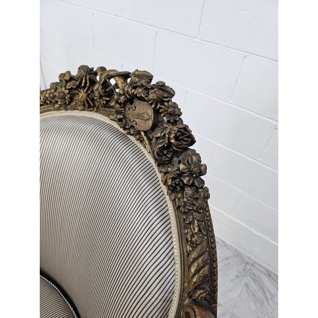 Early 1900s French Antique Side Chair For Sale - Image 10 of 12