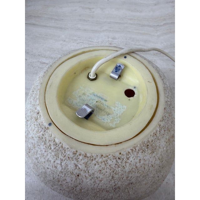 Mid-Century Modern Moon Rock Table Lamp, 1970s For Sale - Image 4 of 18