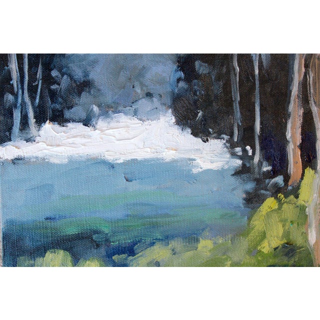 2020s "Whitefish Montana" Contemporary Landscape Oil Painting For Sale - Image 5 of 12