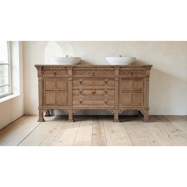 Early 1900s Rustic European Sideboard For Sale - Image 4 of 13