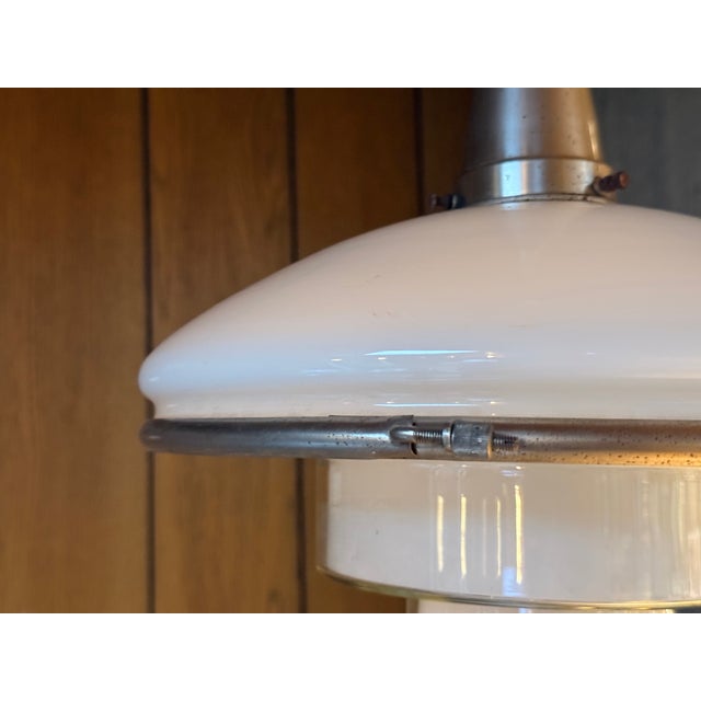 Bauhaus P3 Pendant Lamp by Otto Müller for Sistrah, 1930s For Sale - Image 9 of 14