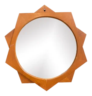1959 Wall Mirror by Ico Parisi, "Mira"
